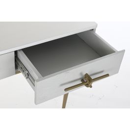 Recibidor DKD Home Decor Blanco Dorado 90 x 45 x 74 cm Recibidor DKD Home Decor Blanco Dorado 90 x 45 x 74 cm
