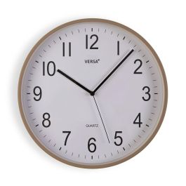 Reloj de Pared Versa Gris Plástico 40 x 40 x 5,5 cm