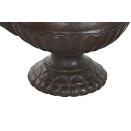Jarrón Home ESPRIT Marrón Hierro 41 x 41 x 36 cm Jarrón Home ESPRIT Marrón Hierro 41 x 41 x 36 cm