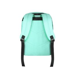 Cartera Antartik Mochila Con Asa Y Bolsillo Frontal Concremallera Color Verde Menta 320x140x430 mm