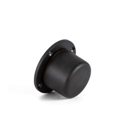 Indaux Pata Niveladora Sandy para Muebles, Acabado Negro, Regulable en Altura 65-100 mm, Plástico/Acero, Carga 100 kg