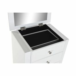 Joyero Romantico DKD Home Decor Blanco Natural 27 x 90 x 37 cm Joyero Romantico DKD Home Decor Blanco Natural 27 x 90 x 37 cm