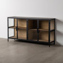 Vitrina Negro Natural 150 x 38 x 80 cm