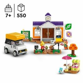Lego Animal Crossing 77052 Kéké en la Plaza Juguete para Construir con Cafetería