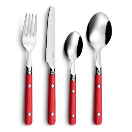 Pradel Set 16 Cubiertos Saxo Acero Inox Bicolor 25 cm-1,2 mm Brillo Larga Duracion Precio: 8.68999978. SKU: S2706049