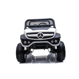 Coche mercedes unimog white bateria 12v 128 x 86 x 84cm runruntoys Coche mercedes unimog white bateria 12v 128 x 86 x 84cm runruntoys