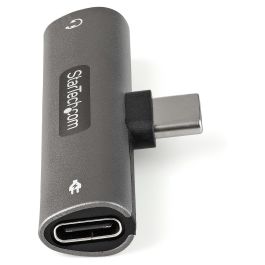 Adaptador USB C a Jack 3.5 mm Startech CDP235APDM Plata