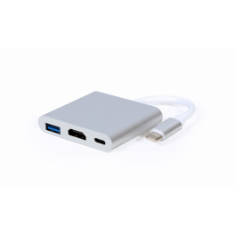 Gembird A-CM-HDMIF-02-SV Adaptador gráfico USB Plata Precio: 16.50000044. SKU: B19SXAQCME