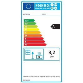 INVERTER 5728 Estufa electrónica de queroseno 3200 W, depósito de 7,2 L