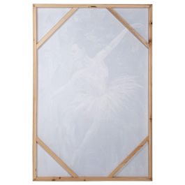 Lienzo Alexandra House Living Madera 80 x 120 x 3 cm Bailarina