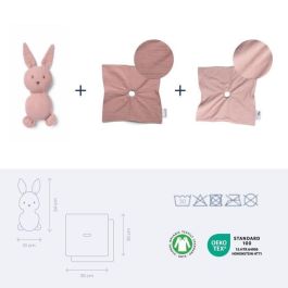 doomoo You&Me Baby Comforter - Edredón Reversible y reconfortante - Provisto de 2 Cuerpos para Transportar el Olor de los Padres, Rosa doomoo You&Me Baby Comforter - Edredón Reversible y reconfortante - Provisto de 2 Cuerpos para Transportar el Olor de los Padres, Rosa