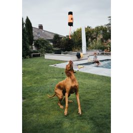 Hunter Portasnacks Entrenamiento Con Cuerda Naranja-Negro 20cm Polyester