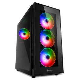 Sharkoon TG5 Pro RGB Caja PC Midi Tower ATX Negra con Cristal Templado, 4 Ventiladores RGB y Soporte Refrigeración Líquida Sharkoon TG5 Pro RGB Caja PC Midi Tower ATX Negra con Cristal Templado, 4 Ventiladores RGB y Soporte Refrigeración Líquida Precio: 105.50000043. SKU: S5603467
