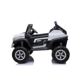Coche mercedes unimog white bateria 12v 128 x 86 x 84cm runruntoys Coche mercedes unimog white bateria 12v 128 x 86 x 84cm runruntoys