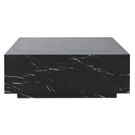 Mesa Centro Moderno DKD Home Decor Negro 90 x 35 x 90 cm Mesa Centro Moderno DKD Home Decor Negro 90 x 35 x 90 cm