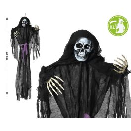 Esqueleto Colgante Gigante Negro Cinturón Violeta 160 cm Decoración Halloween Precio: 9.68999944. SKU: B15SBQSSFE