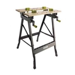 Ryobi RWB02 Banco de Trabajo Plegable y Ajustable de Bambú con Mordazas Multiposición y Tableros Pivotantes, 100 kg Precio: 56.50000015. SKU: B1E4EYSWQ2