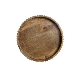 Bandeja Colonial DKD Home Decor Marron Oscuro 30 x 5 x 30 cm Bandeja Colonial DKD Home Decor Marron Oscuro 30 x 5 x 30 cm