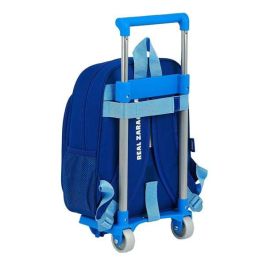Mochila Escolar con Ruedas 705 Real Zaragoza (27 x 10 x 67 cm) Mochila Escolar con Ruedas 705 Real Zaragoza (27 x 10 x 67 cm)