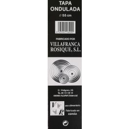 Vr Tapa Ondulada de Aluminio 55 cm x 55 cm x 3 cm (6 Unidades)