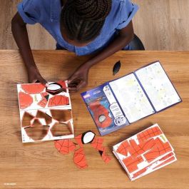 Spin Master SPI1695894212476 Máscara Spiderman Marvel 4D para Construir