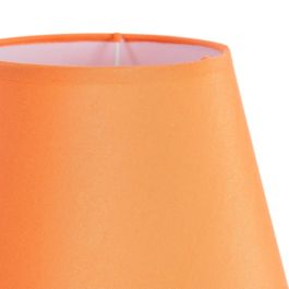 Lámpara Mesa Naranja Cerámica-Tejido 22 X 22 X 31 cm