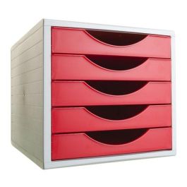 Modulo 5 Cajones Archivotec Gris/Rojo Precio: 31.50000018. SKU: S8401212