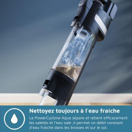 Philips Aspiradora inalámbrica AquaTrio XW9463/11 - Cepillos AquaSpin alta velocidad y sistema de autolimpieza