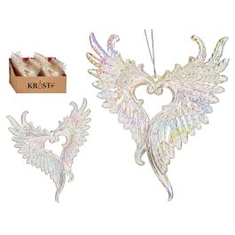 Adorno Árbol Navidad Pequeño Alas Nácar Krist+ 12x13x2.5 cm (48 Unidades) Precio: 62.50000053. SKU: B14T3MV65N