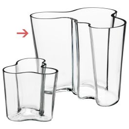 Jarrón Clear Iittala altura 16 cm (2 Unidades)