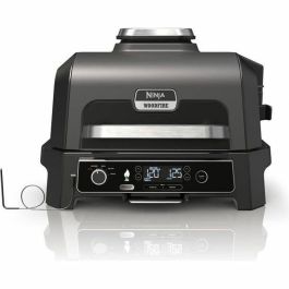 Ninja Barbacoa y ahumador eléctrico Woodfire Pro XL OG850EU con termómetro - Barbacoa y freidora de exterior