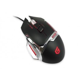 Conceptronic Ratón Gaming DJEBBEL02B Óptico 4000 DPI, 8 Botones Programables, Diseño Ergonómico