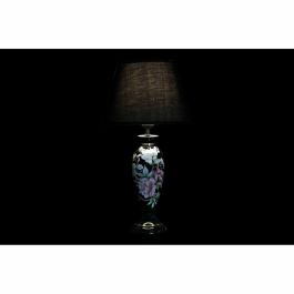 Lampara Sobremesa Oriental DKD Home Decor Negro Dorado 28 x 51 x 28 cm (2 Unidades)