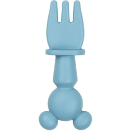 Thermobaby AAAIA11515 - Set de 2 Cubiertos de Silicona - Juego de Cubiertos Mickey