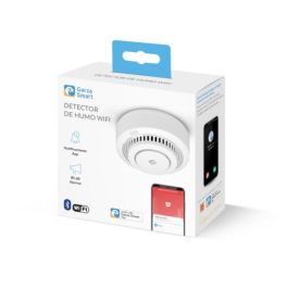 Garza 401345C Detector de Humos Smart Wifi con Alarma en Tiempo Real y Fácil Instalación