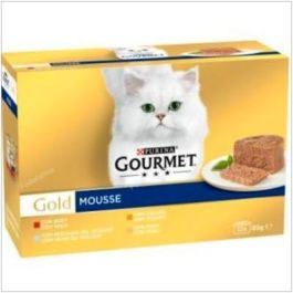 Purina Gourmet Gold Comida Húmeda para Gatos Mousse Surtido Salmón y Cebada 12x85 gr Precio: 10.5000005. SKU: B1BGK6ZJCT