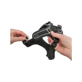 Arnés para Perro Trixie Premium FlexMesh Negro XS/S