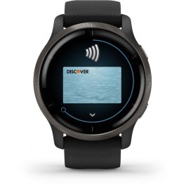 Garmin Venu 2 Smartwatch GPS 45mm, Reloj Inteligente Fitness con Música, Pagos y Monitor de Salud, Color Negro