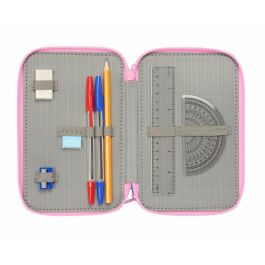 Safta Plumier Triple 37 Pcs Frozen - Estuche Escolar Infantil Disney 12,5x19,5x5,5cm