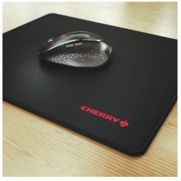 Cherry MP 1000 Alfombrilla Ratón Gaming Premium XL Negra 300x350x5mm Antideslizante para PC