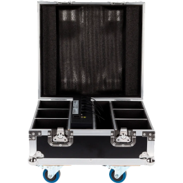 ALGAMLIGHT Flight Case Con Carga Para 6 Event Par 412 Hex Ip Con Ruedas