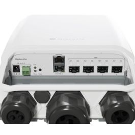 MikroTik Fiber Box Plus Switch Exterior 10 Gigabit IP66 con 4 Puertos SFP+, PoE y Puerto Ethernet Gigabit MikroTik Fiber Box Plus Switch Exterior 10 Gigabit IP66 con 4 Puertos SFP+, PoE y Puerto Ethernet Gigabit