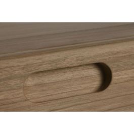 DKD Home Decor Mesita de Noche Balines Natural Teca 40 x 17 x 50 cm con 1 Cajón