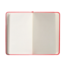 Antartik Cuaderno Tapa Dura A6 Rayas Rojo 100 Hojas 80gr FSC Colección Antartik Notes
