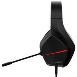 Krom Auriculares Gaming con Micrófono Kopa Move NXKROMKOPAMOVE Jack 3.5mm Negros