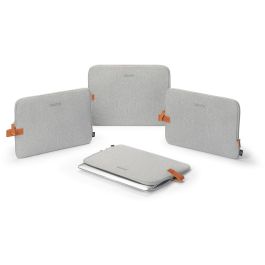Dicota Skin URBAN 14 Funda para Portátil 14" MacBook de Neopreno y Poliéster Reciclado Gris Hidrófoba con Cremallera