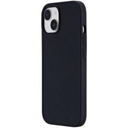 eSTUFF INFINITE ROME Funda Magnética de Silicona para iPhone 15 - Negra - 81% Material Reciclado