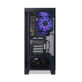 NOX Hummer Glock Semitorre ATX Cristal Templado Frontal y Lateral Negro