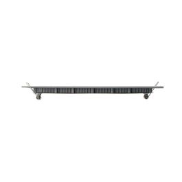 Edm Downlight LED empotrable cuadrado 20W luz día 4000K 1500lm cromado 22x22cm