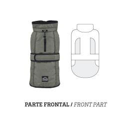 Impermeable Con Forro Polar La Tormenta Perfecta Sin Patas Gris